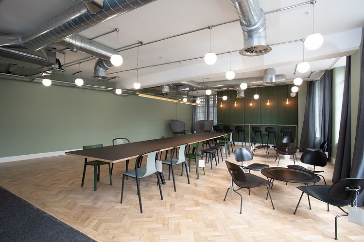 The pared back interior is expected to appeal to creative and tech businesses
