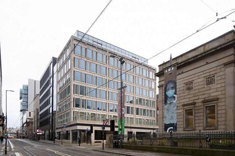 Russell WBHO has completed Hyphen at 75 Mosley Street for BBRE